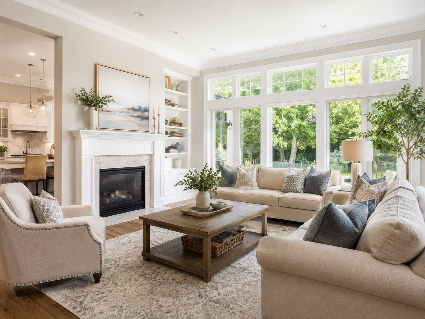Comfortable home interior representing move-up buyers in East Tennessee