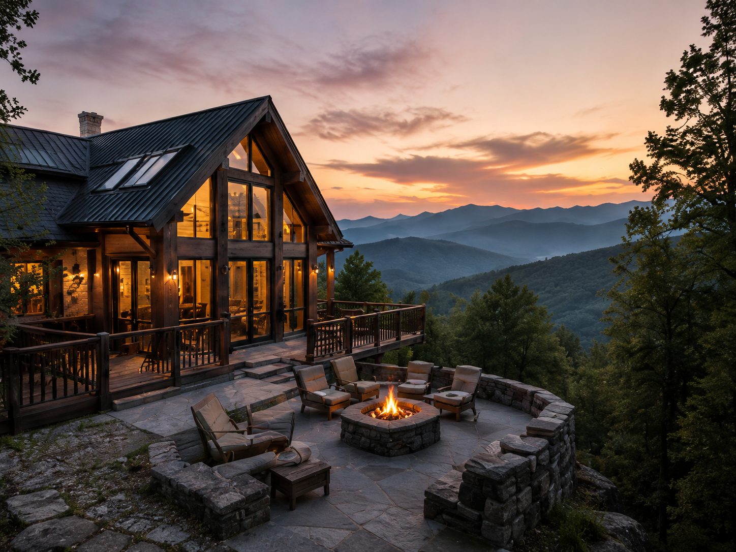 Luxury mountain retreat near Sevierville with Smoky Mountain views