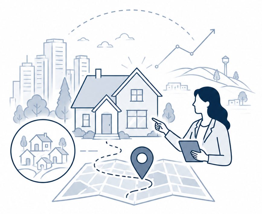 Local guidance and property strategy icon