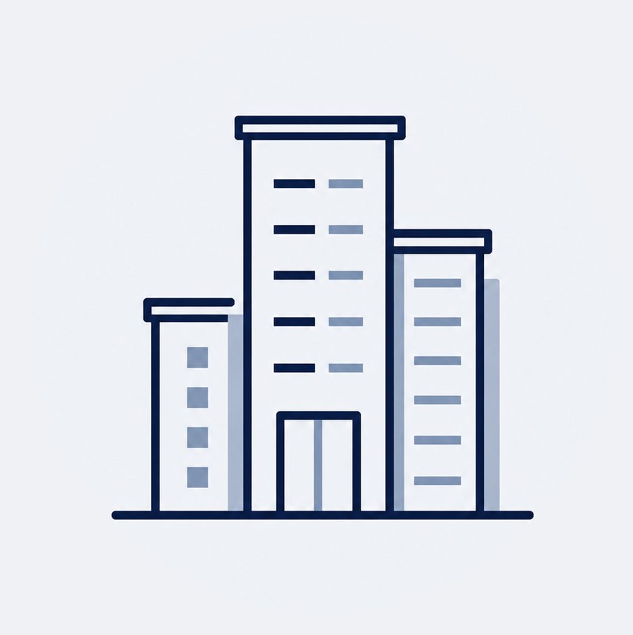 Commercial real estate relocation icon