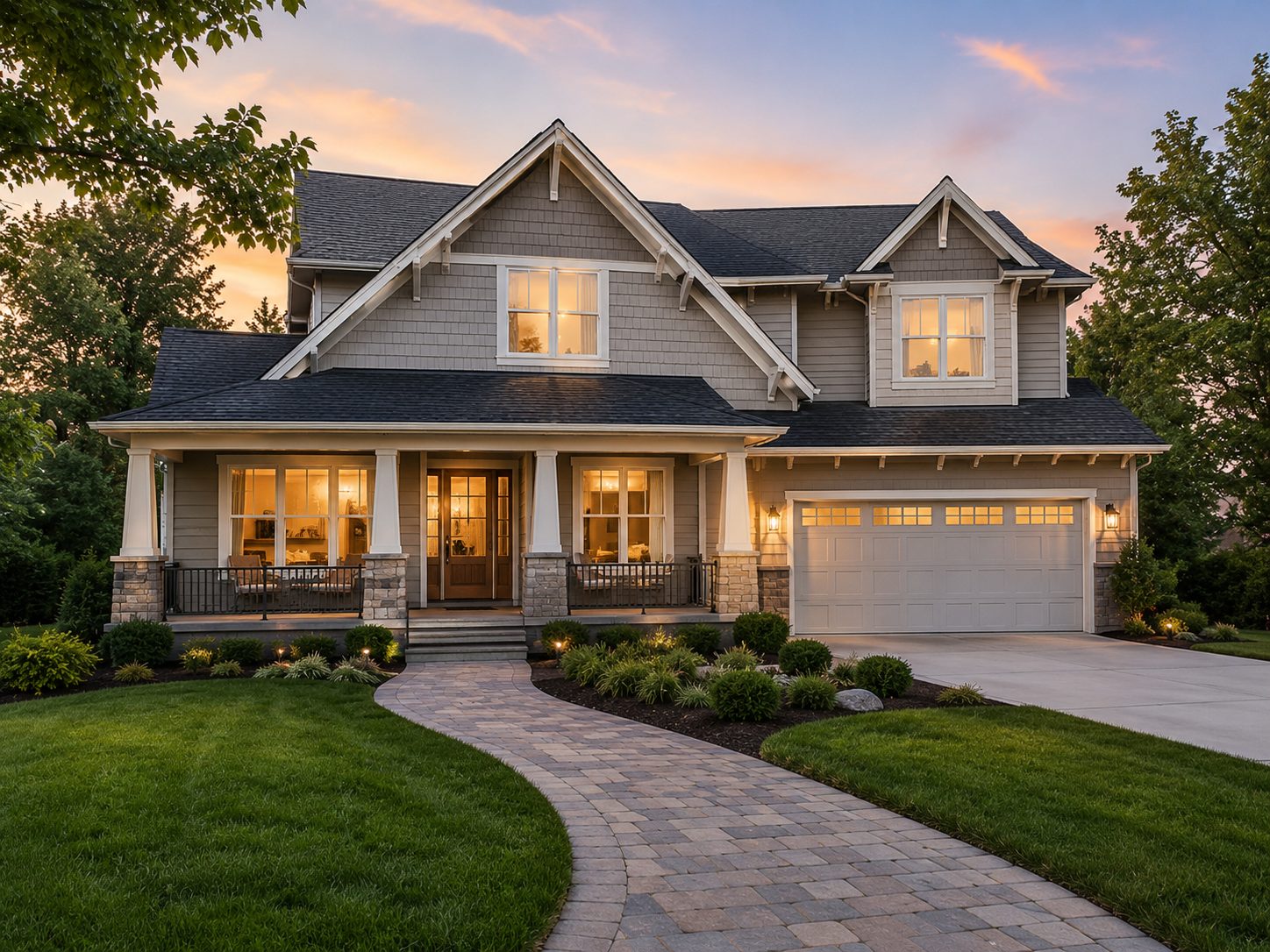 Craftsman-style home representing buyer services in Knoxville and East Tennessee