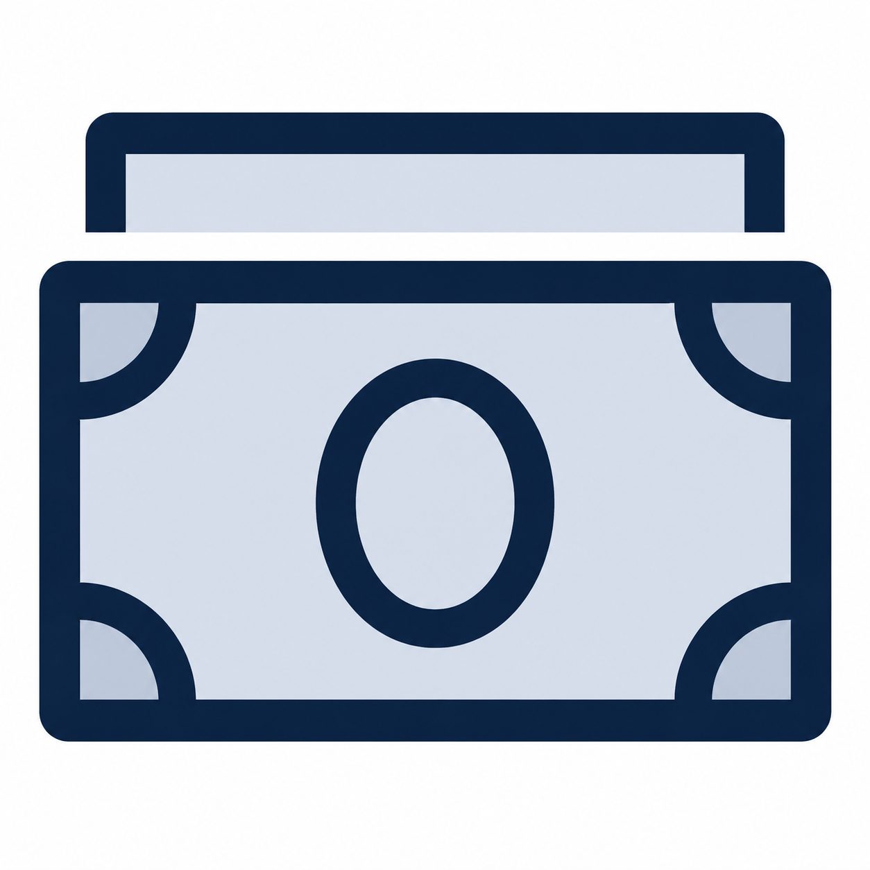 Icon representing earnest money in a real estate offer