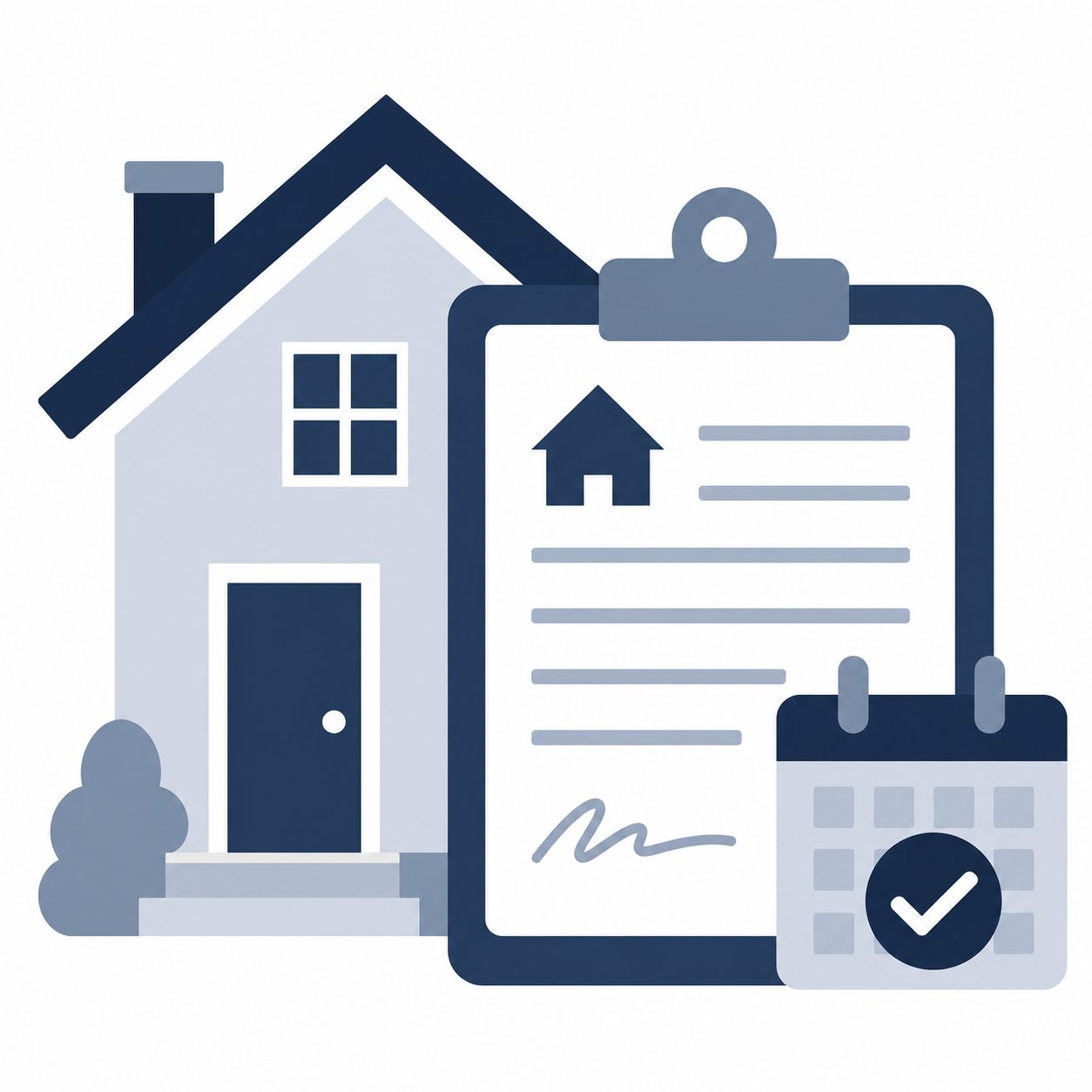 Icon representing the beginning of a home purchase contract after an accepted offer