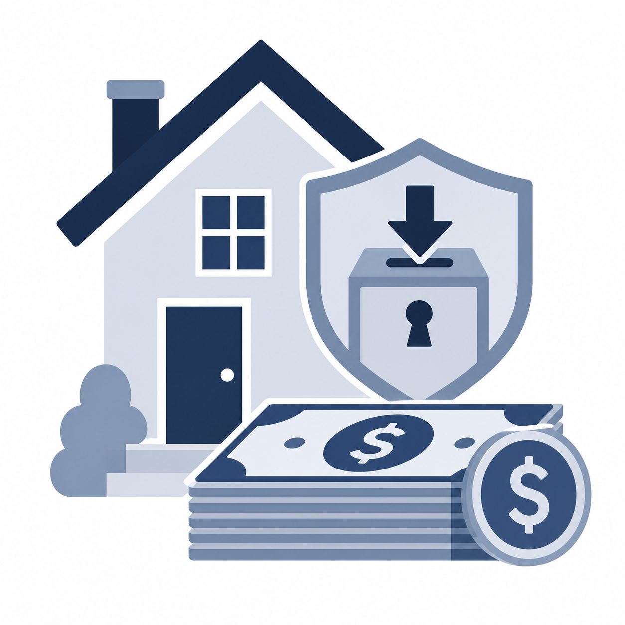 Icon representing earnest money delivery after an accepted home offer