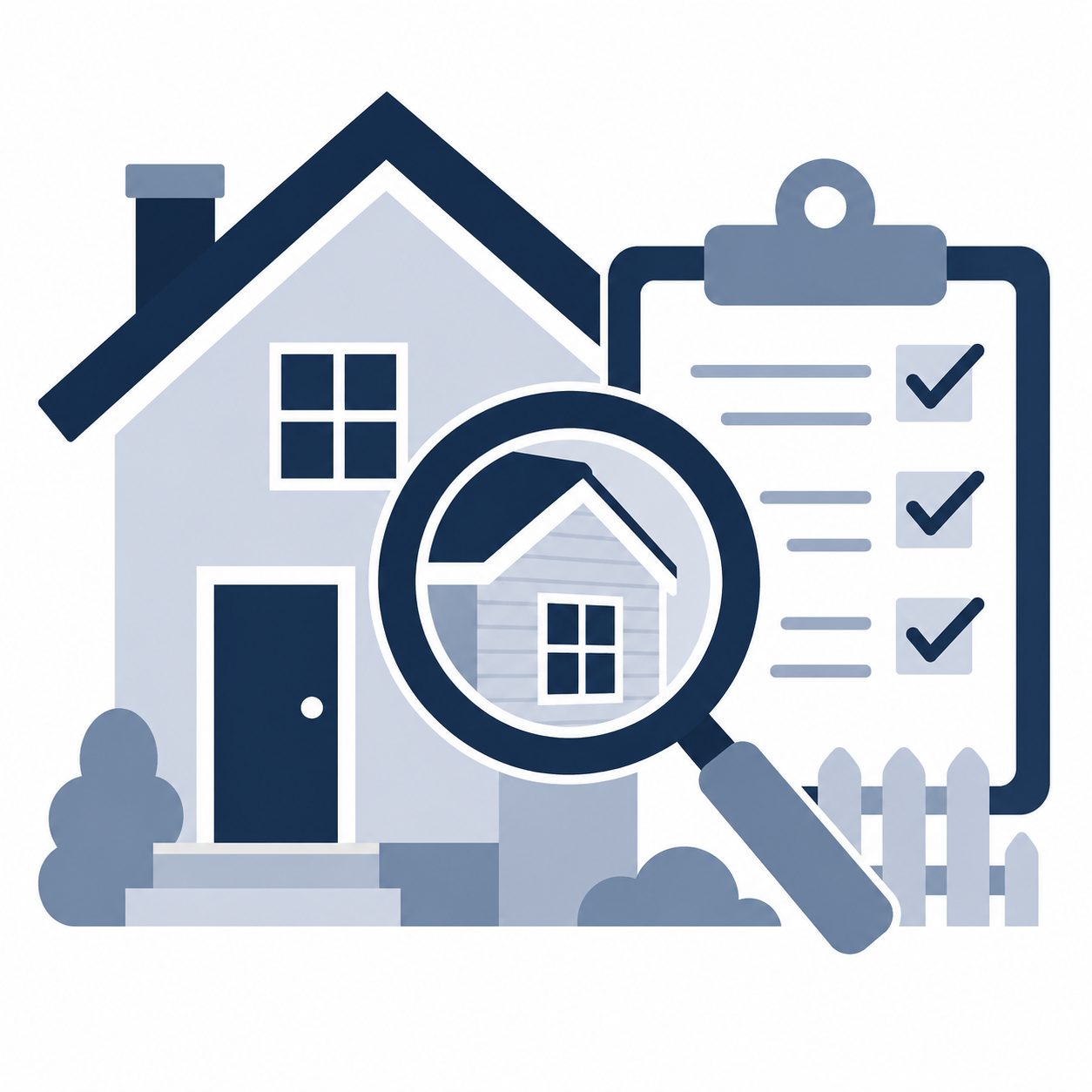 Icon representing home inspections scheduled after an offer is accepted