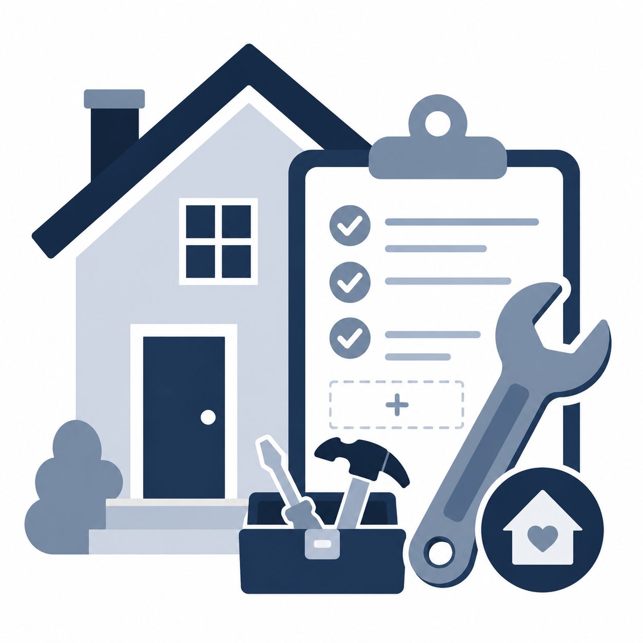 Icon representing repair requests during the home closing process