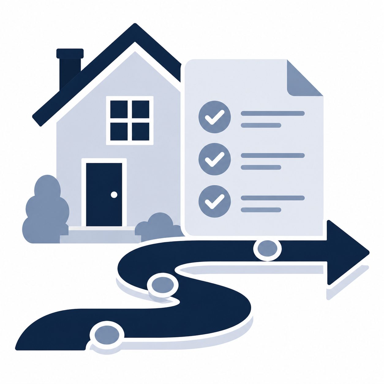 Icon representing a buyer agent organizing the home closing timeline