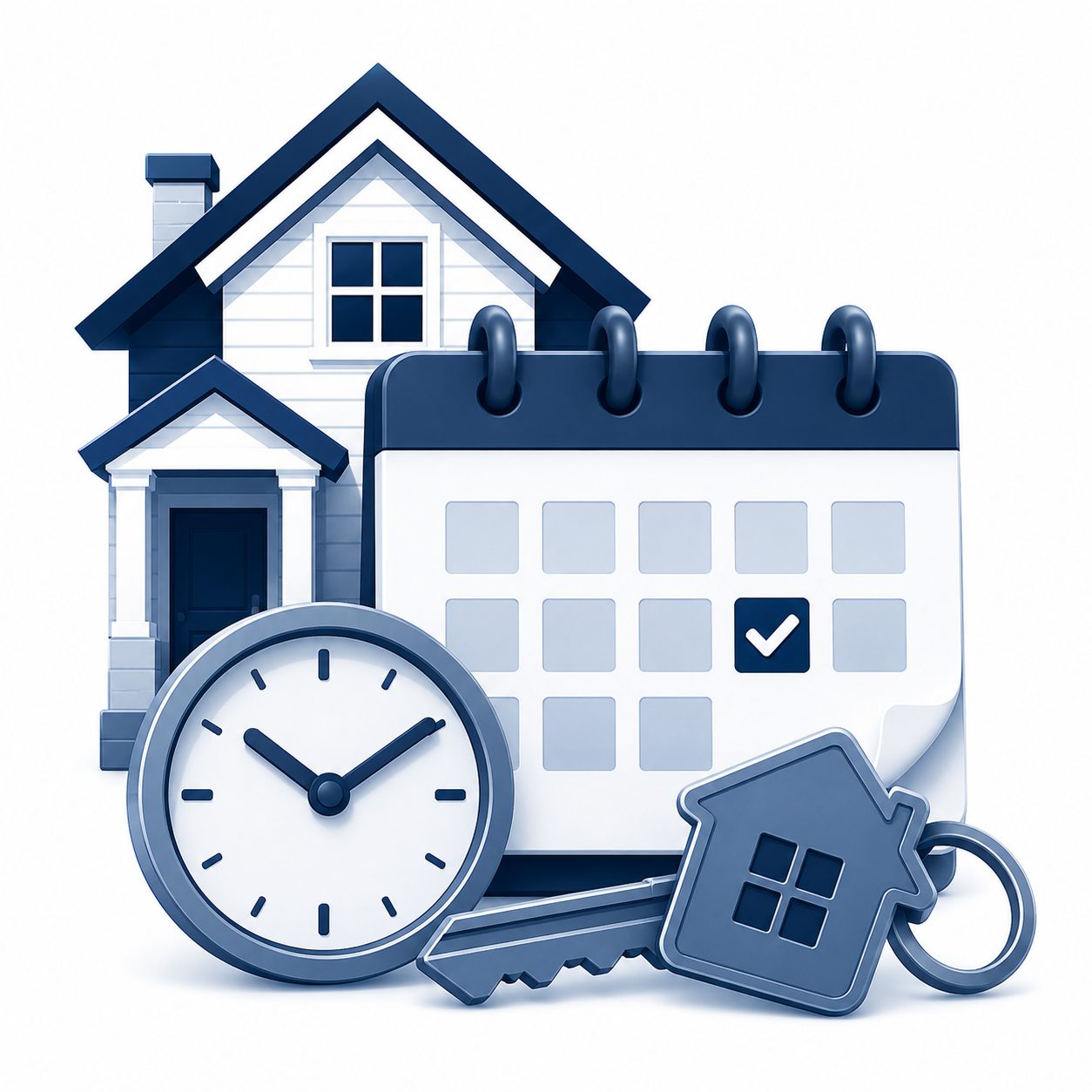 Closing date icon for comparing home offer timelines