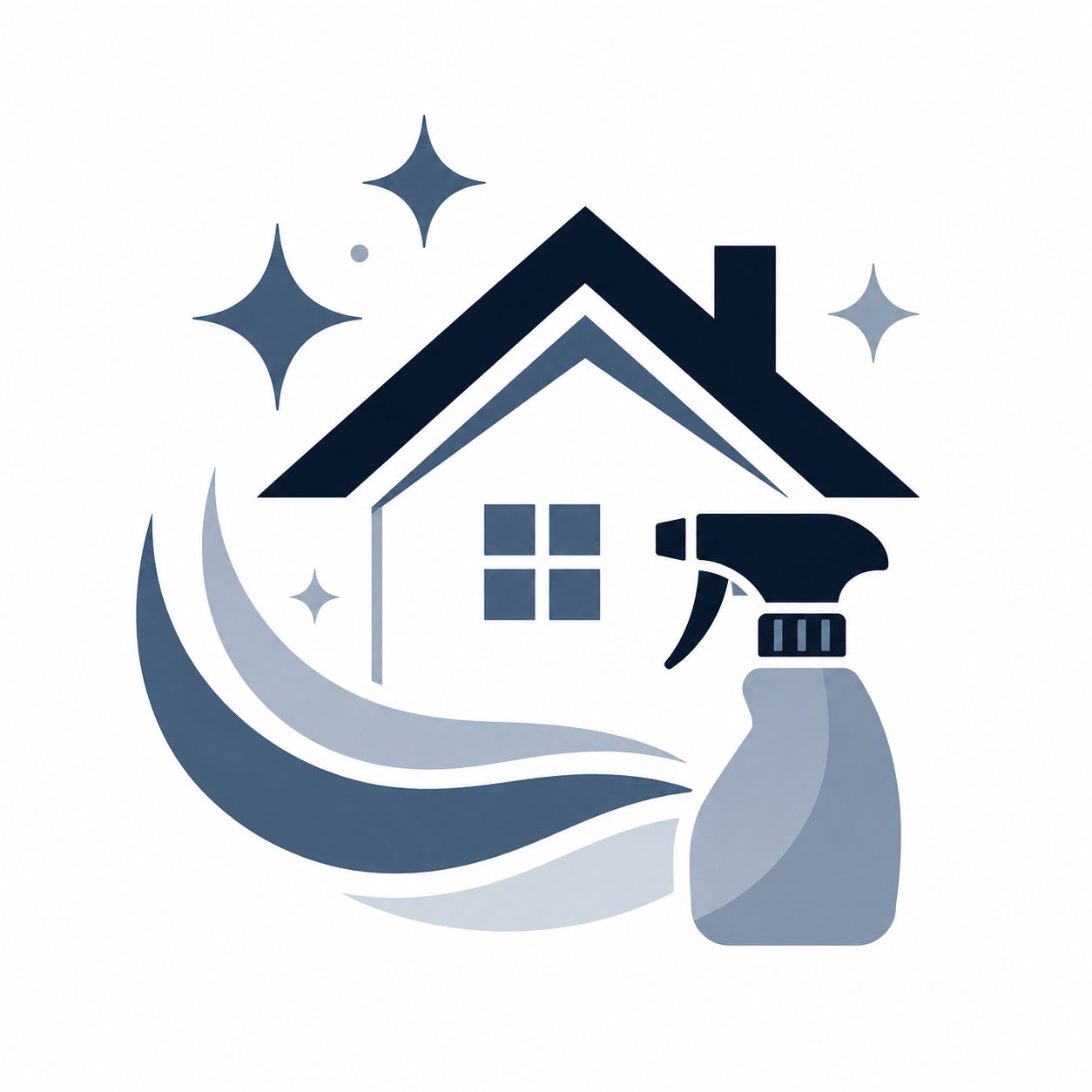 Icon showing a clean home with checklist and market-ready presentation representing showing access before listing