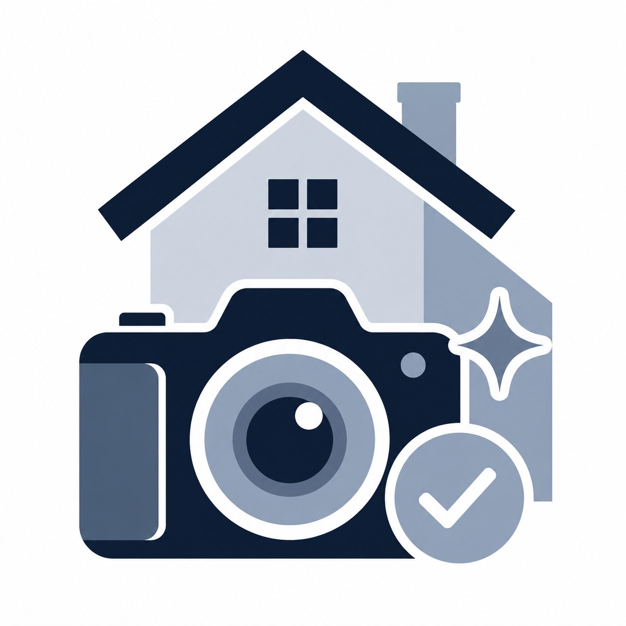 Real estate photography icon for listing preparation