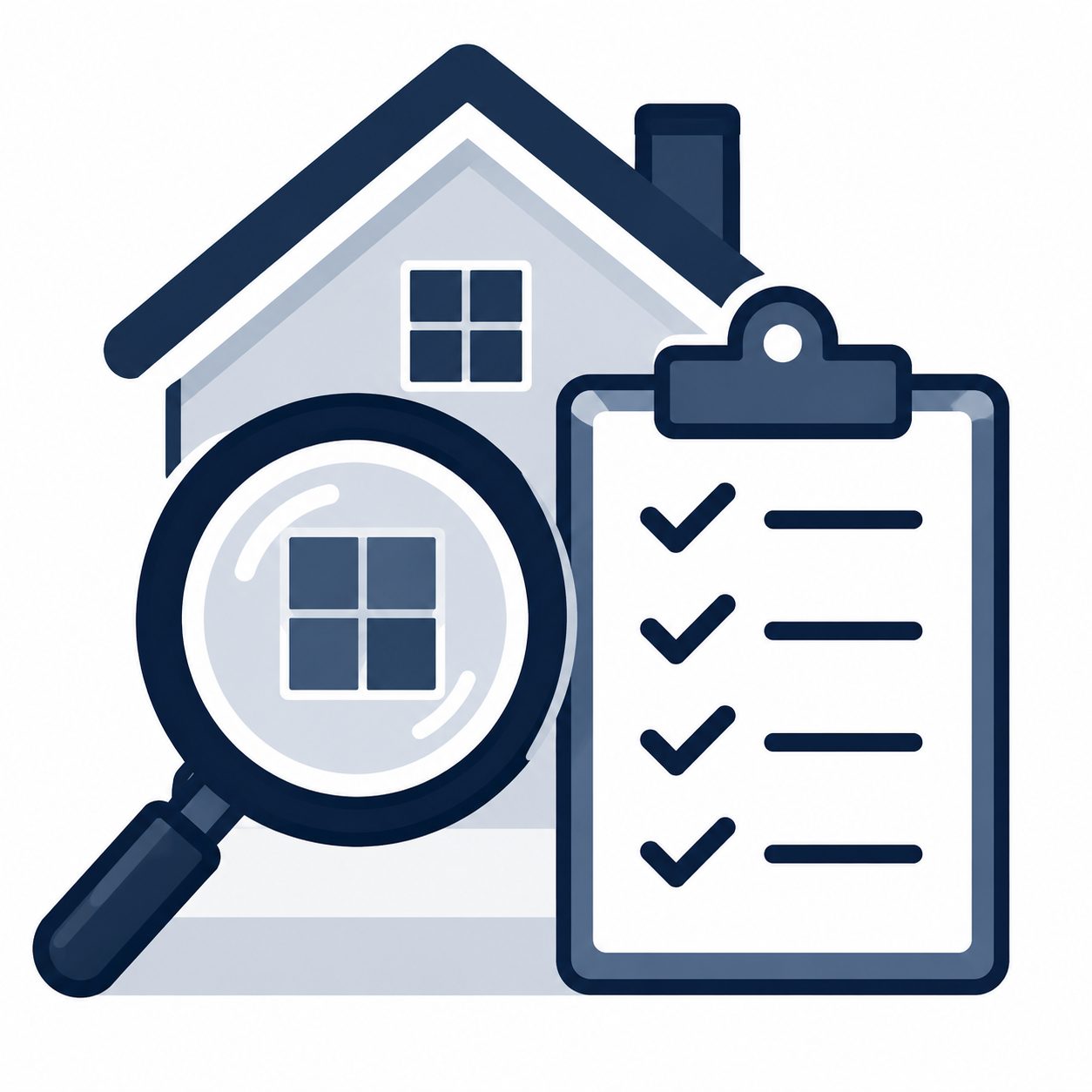 Home inspection period icon for sellers and closing guidance