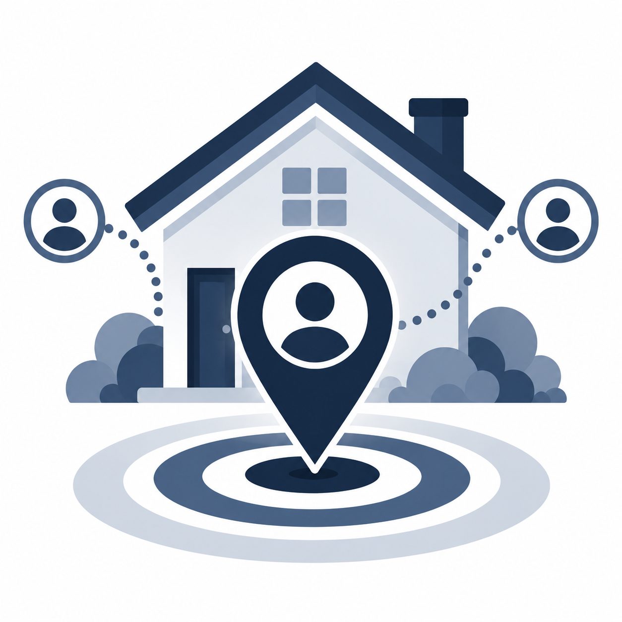 Local connections icon showing trusted East Tennessee agent support, referral relationships, and community access.