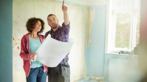 People doing remodeling